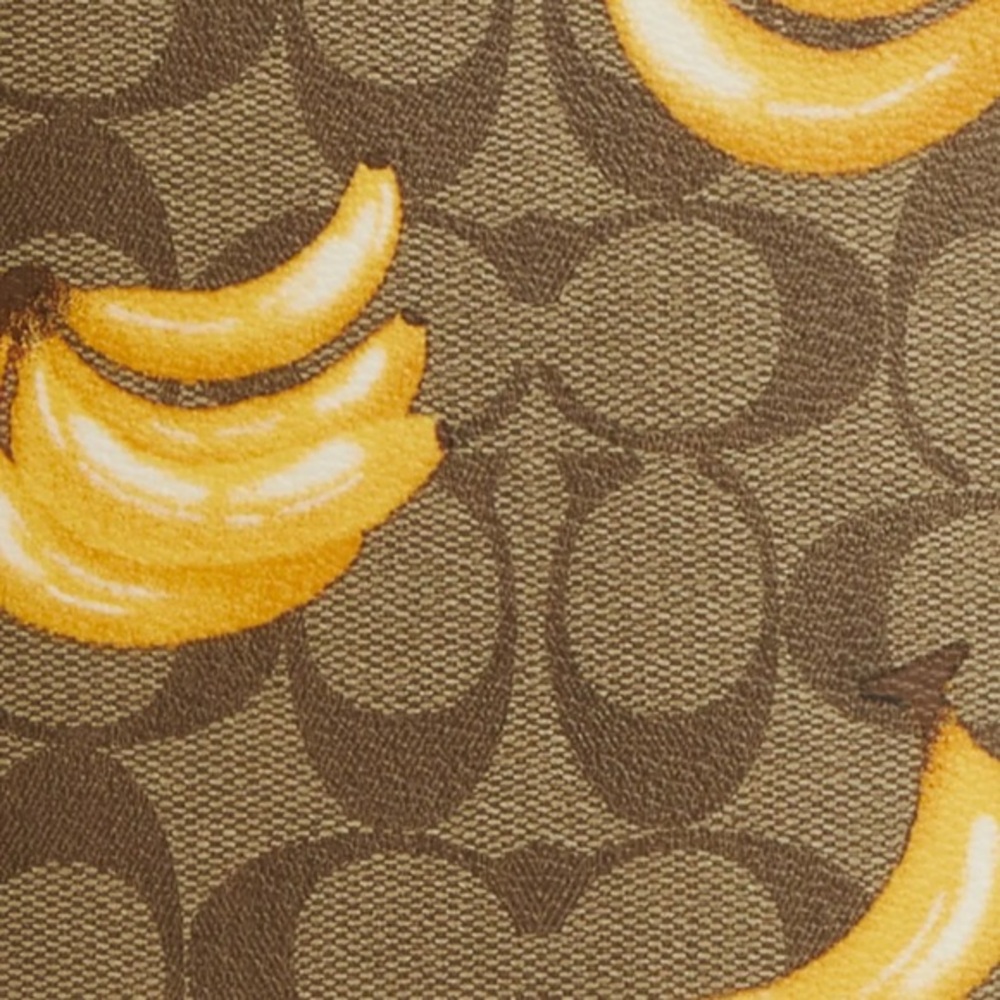 NWT COACH Sullivan Pack In‎ Signature Canvas With Banana Print - Picture 6 of 15